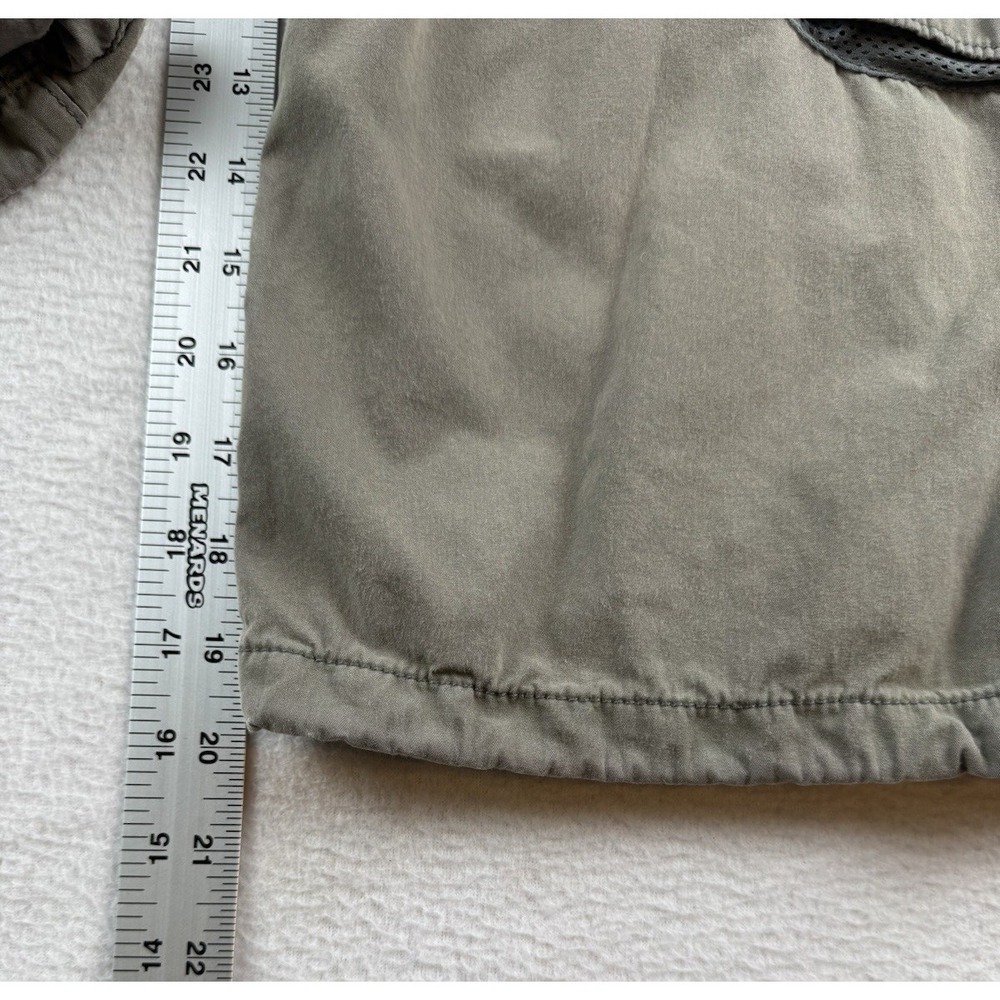 Eddie Bauer Sport Pants Womens 12 Brown Capri Outdoor Hiking Cropped Cargo Nylon - Picture 8 of 15